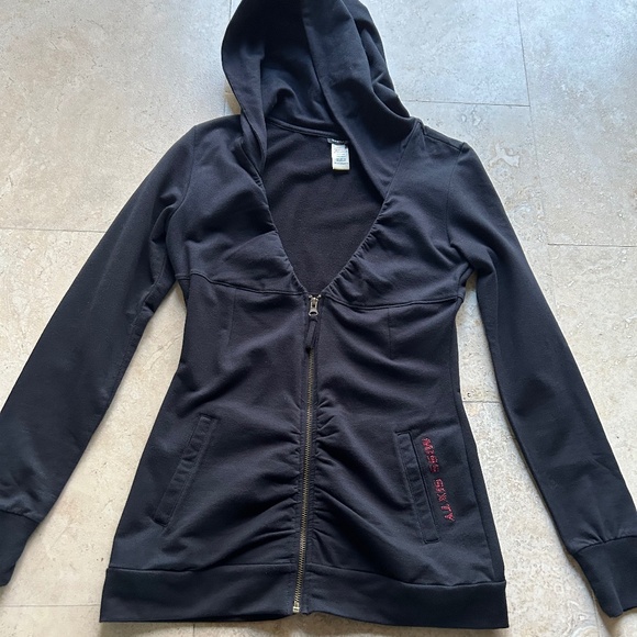 Miss Sixty Collection Black Sweatshirt Hoodie, Size S - Picture 6 of 16